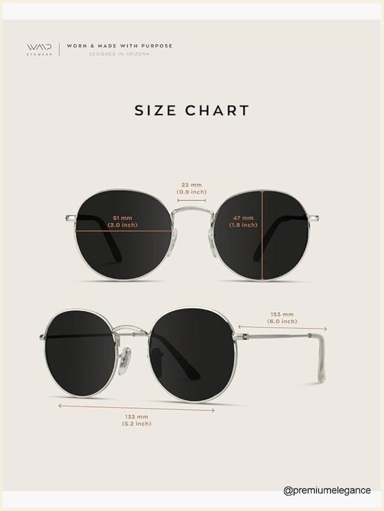 Reflective Lens Round Trendy Sunglasses - UV Protection main image 4